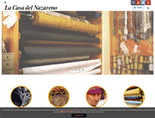 Tablet Screenshot of lacasadelnazareno.com